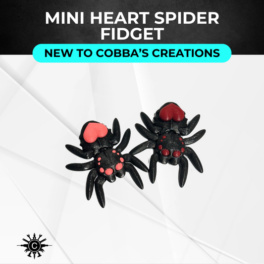 Mini Heart Spider Fidget Toy