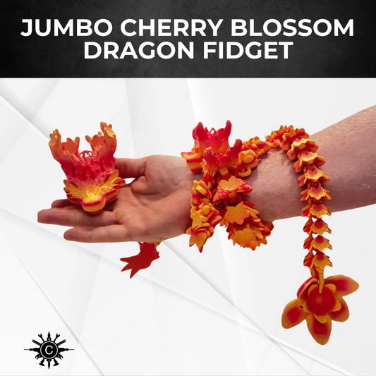 Jumbo Cherry Blossom Dragon Fidget Toy