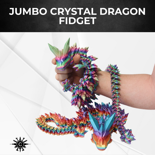 Jumbo Crystal Dragon Fidget Toy