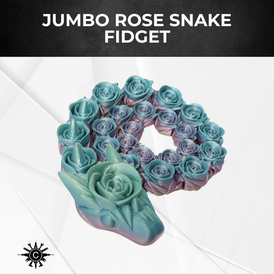 Jumbo Rose Snake Fidget Toy