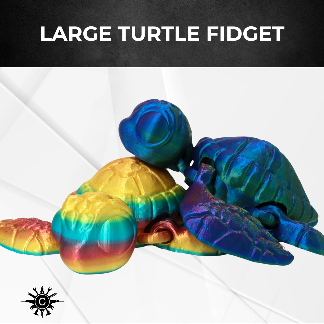 Large Turtle Fidget Toy