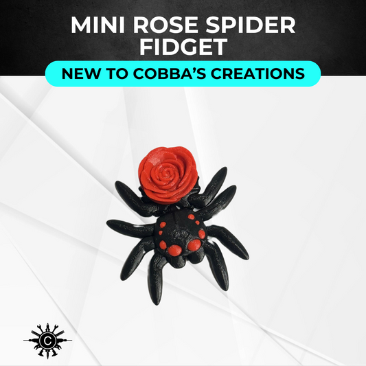 Mini Rose Spider Fidget Toy