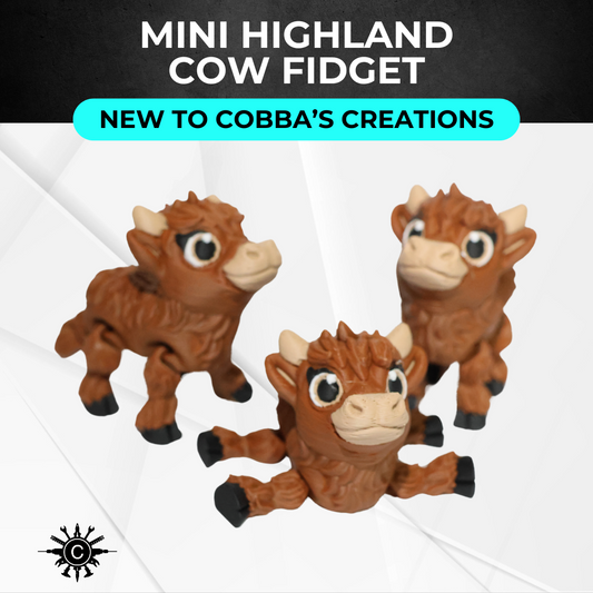 Mini Highland Cow Fidget