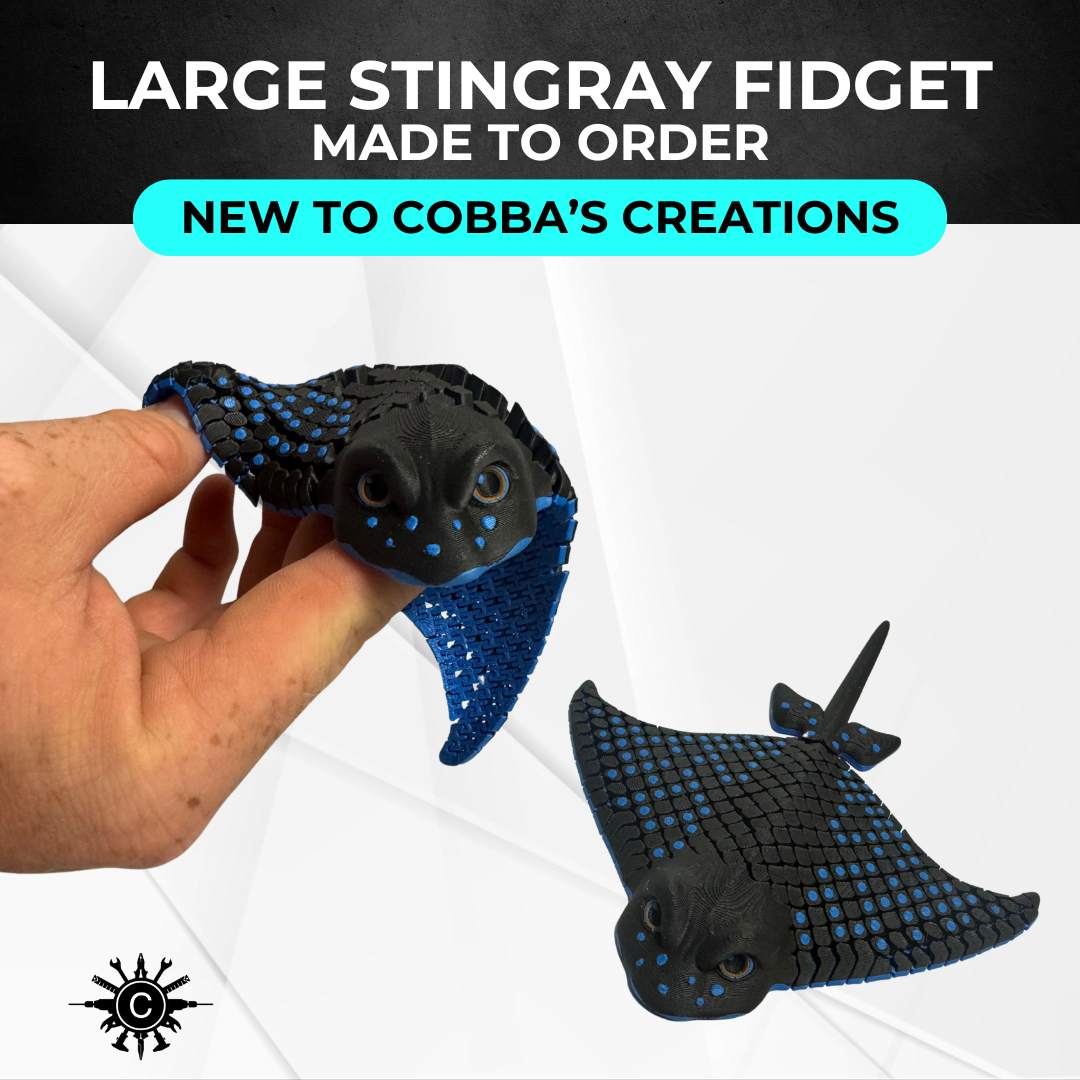 Large Stingray Fidget Made to order